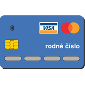 Platba zadáním rodného čísla